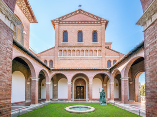 Fototapeta premium Church of Saint Anselmo on the Aventine Hill in Rome, Italy.