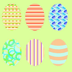 uova di pasqua colorate