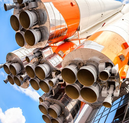 Rocket engines of real space transport rocket