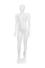 Gloss color mannequin isolated