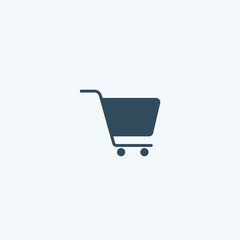 Shopping cart icon. sale, buy, store, market, basket, commerce vector sign