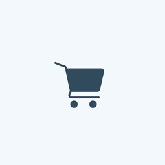 Shopping cart icon. sale, buy, store, market, basket, commerce vector sign