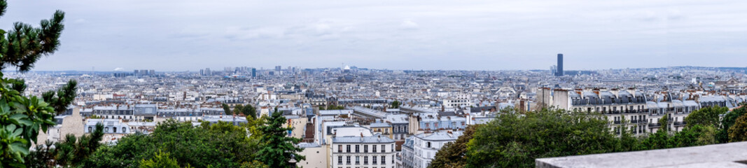 Skyline of a city Paris with a great view.​