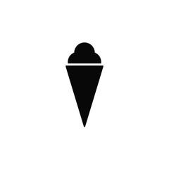 Ice-cream vector icon. Element of kitchen for mobile concept and web apps illustration. Thin flat icon for website design and development, app development. Premium icon