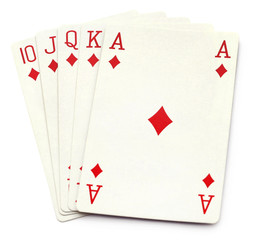 Straight flush for playing poker