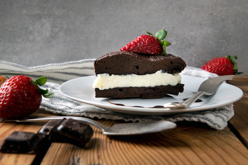 Homemade chocolate cake