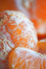 Peeled orange texture