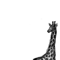giraffe graphics. Africa. picture