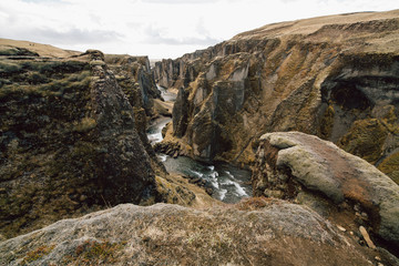 Iceland canyon 