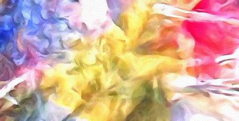Abstract watercolor background, bright warm colors