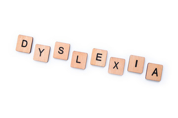The word DYSLEXIA
