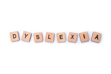 The word DYSLEXIA