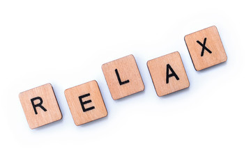 The word RELAX