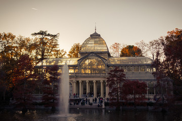 Fototapeta premium The Glass Palace Madrid Retiro