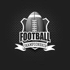 Football logo template design