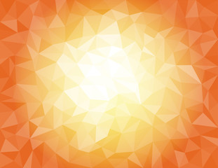 Obraz premium Low Poly Color Background - Sun Burst