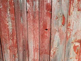 A plank wall on a fishing building in Norway