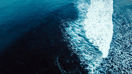 Aerial Perspective of Waves and Coastline of Great Ocean Road Australia
