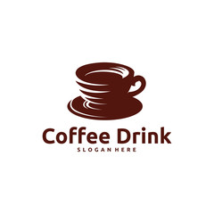 Coffee Cup logo designs concept vector, Chocolate Drink Logo designs vector