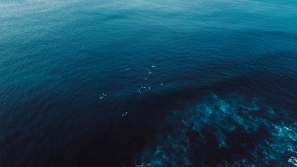 Fototapeta premium Aerial Perspective of Waves and Coastline of Great Ocean Road Australia