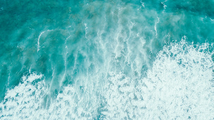 Aerial Perspective of Waves and Coastline of Great Ocean Road Australia