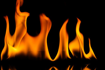 Fire flames background