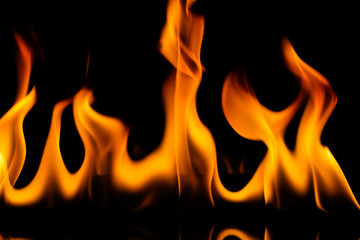 Fototapeta premium Fire flames background