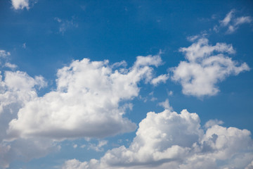 Blue sky with cloud.
