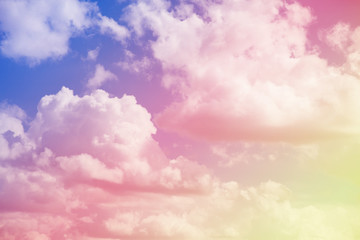 Colorful sky and clouds. (heaven)