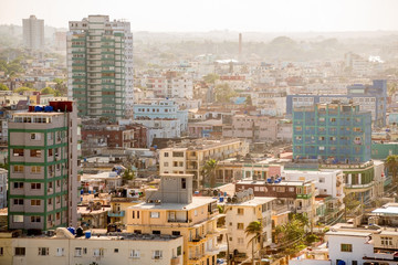 Havana buildings. Aerial view