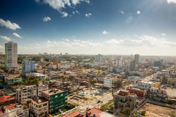 Havana buildings. Aerial view