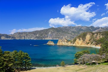 西伊豆　黄金崎の絶景