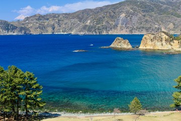 西伊豆　黄金崎の絶景