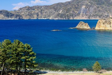 西伊豆　黄金崎の絶景