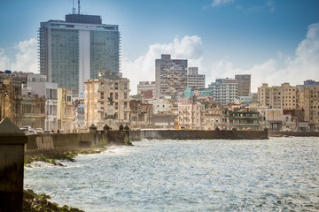 The Malecon in Havana, Cuba