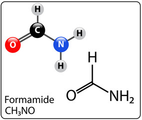 Formamide Molecule Structure