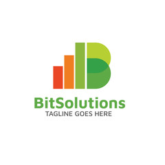 Letter B Accounting and Financial Logo Template © fidio