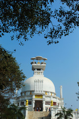 front view of dhauli temple