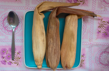 Tamales, Mexican food.