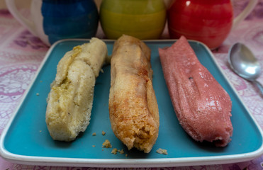 Tamales, Mexican food.