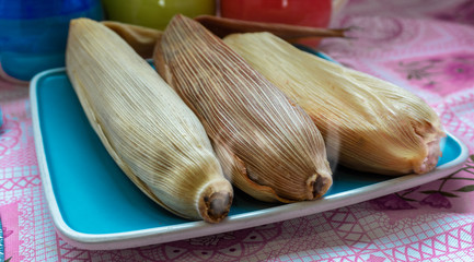 Tamales, Mexican food.