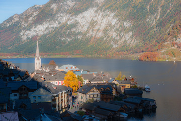 Autumn view Of Hallstatt, Hallstatt, Austria