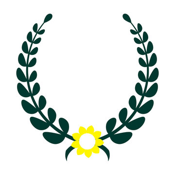 recommend clip art: Laurel wreath, Art Brush, Leave model 7