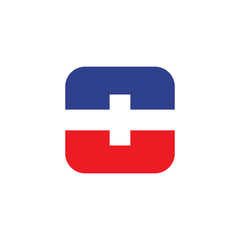 Obraz premium Medical and health care logo design vector template