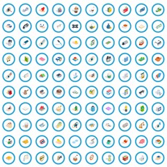 100 pharmacy icons set in isometric 3d style for any design vector illustration