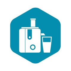 Juicer icon in simple style isolated on white background. Home appliances symbol