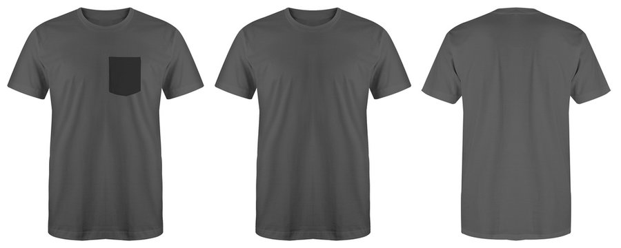 Download 8 664 Best Gray Shirt Front Back Images Stock Photos Vectors Adobe Stock