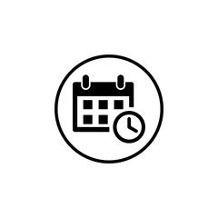 calendar icon vector. Calender symbol