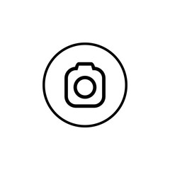 Camera Icon vector. Camera symbol for your web site design