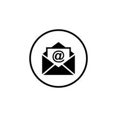 Mail icon vector. E-mail icon. Envelope illustration. Message